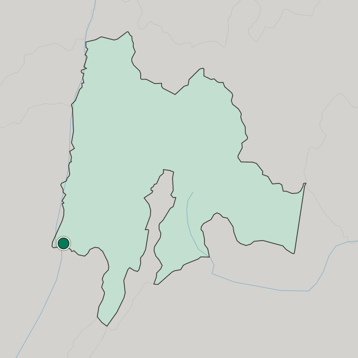 Map showing Girardot City — In Departamento de Cundinamarca