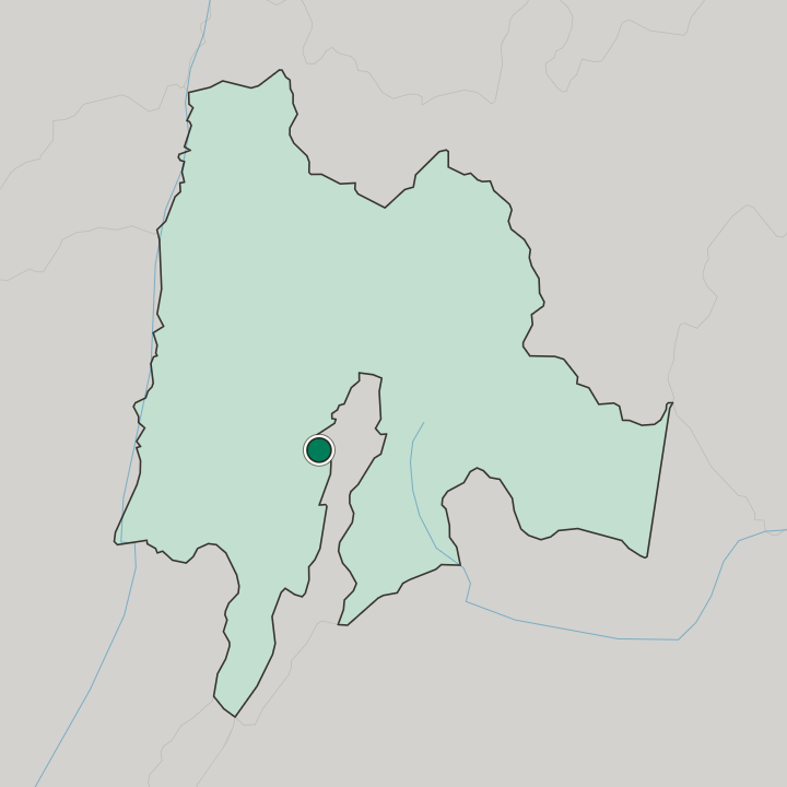 Map showing Soacha — In Departamento de Cundinamarca