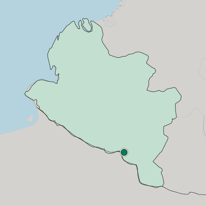 Map showing Ipiales — In Departamento de Nariño