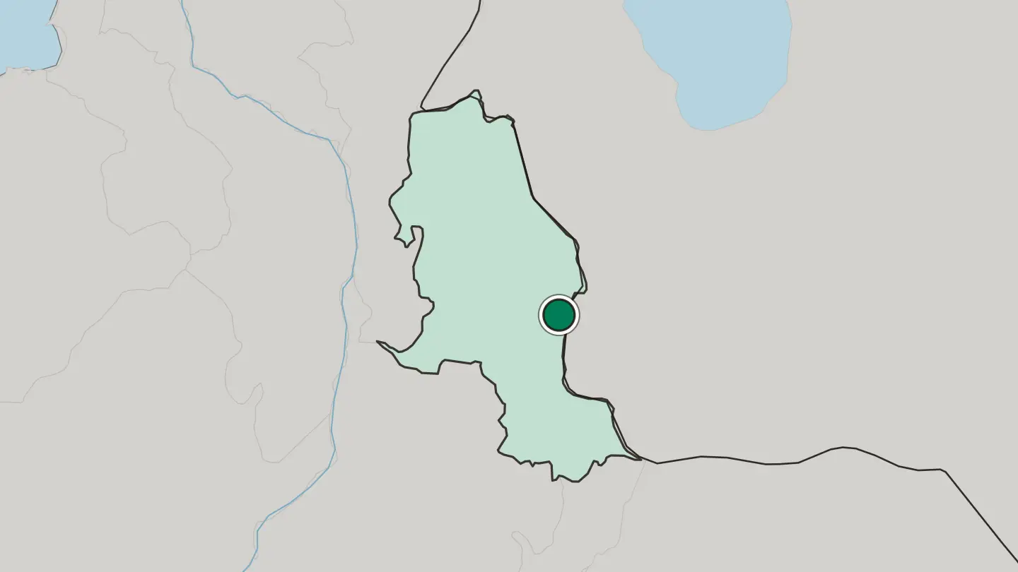 Map of Cúcuta in Colombia