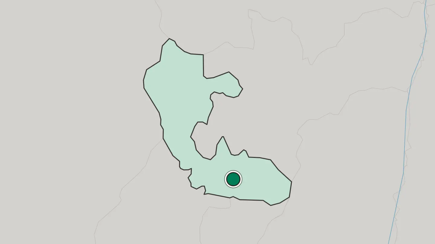 Map of Pereira in Colombia