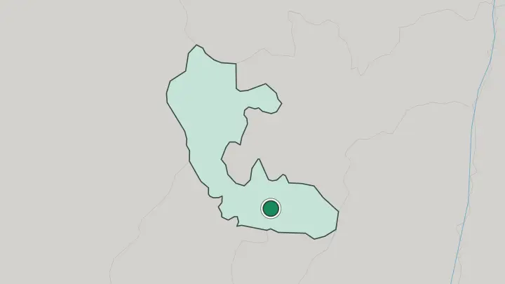 Map of Pereira in Colombia