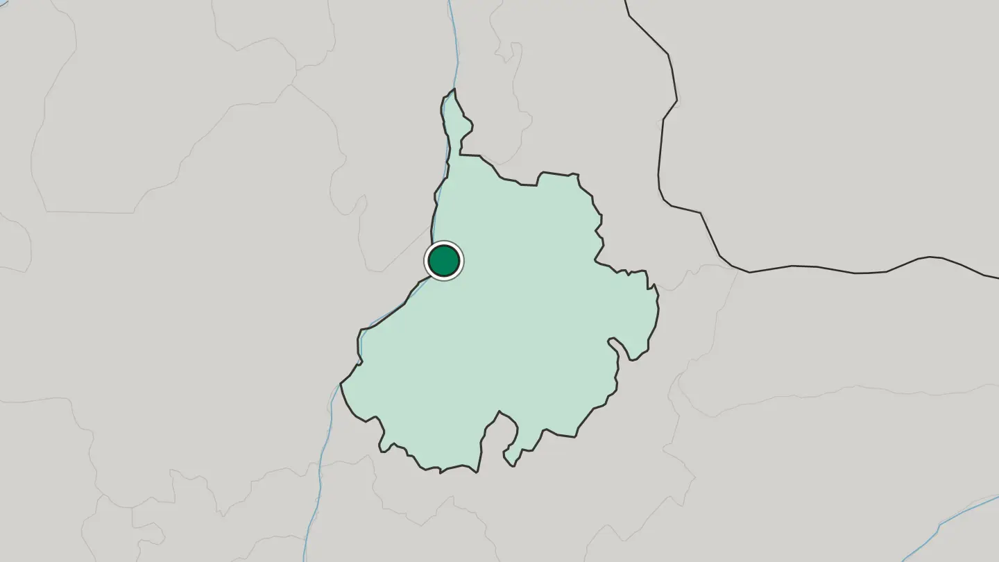 Map of Barrancabermeja in Colombia