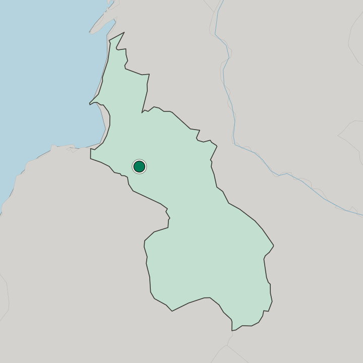 Map showing Sincelejo — In Departamento de Sucre