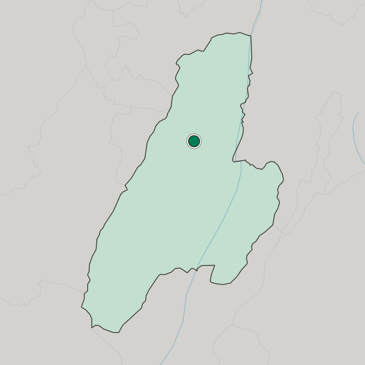 Map showing Ibagué — In Departamento de Tolima