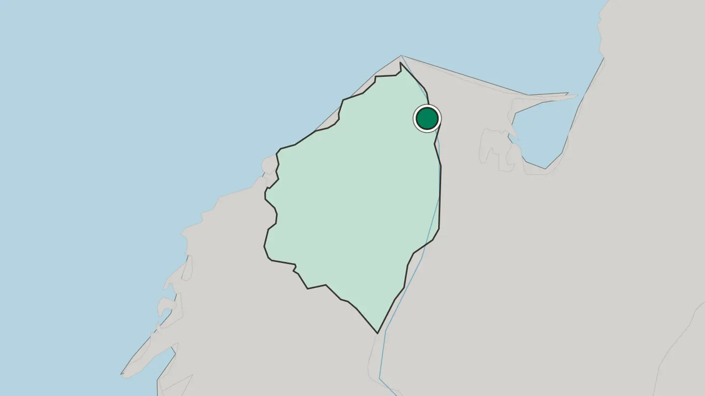 Map of Soledad in Colombia