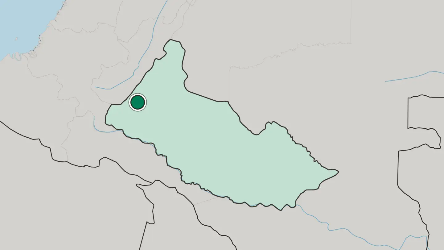 Map of Florencia in Colombia