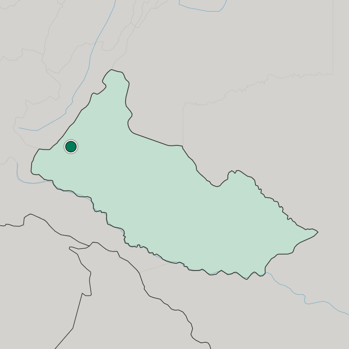 Map showing Florencia — In Departamento del Caquetá