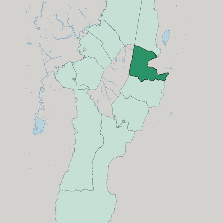 Map showing Chapinero — In Bogotá