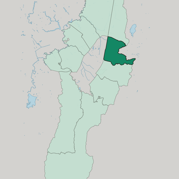 Map showing Chapinero — In Bogotá