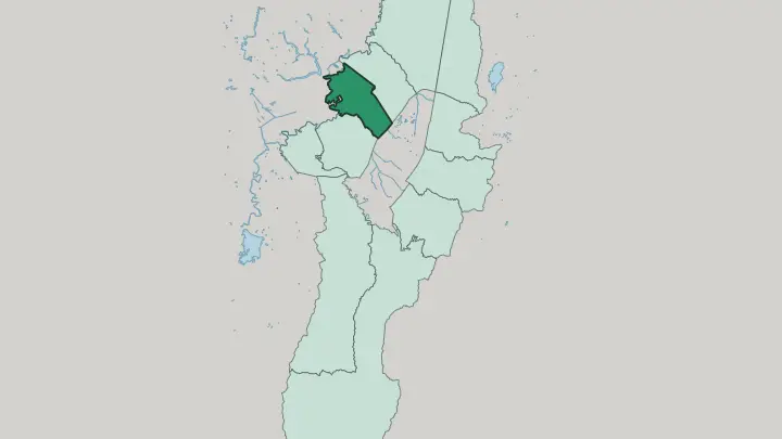 Map of Fontibón in Bogotá