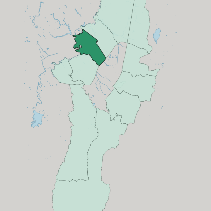 Map showing Fontibón — In Bogotá