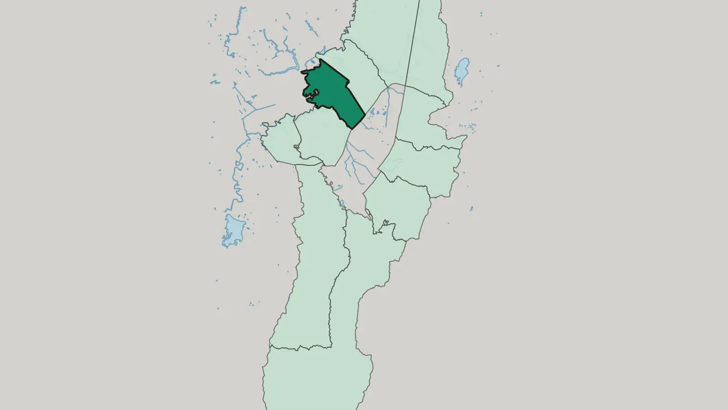Map of Fontibón in Bogotá