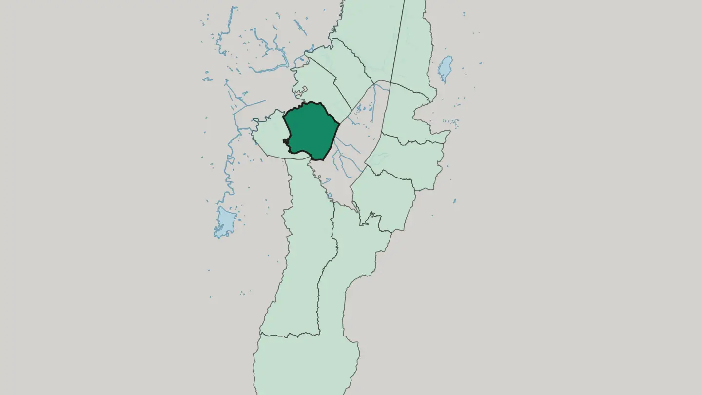 Map of Kennedy in Bogotá