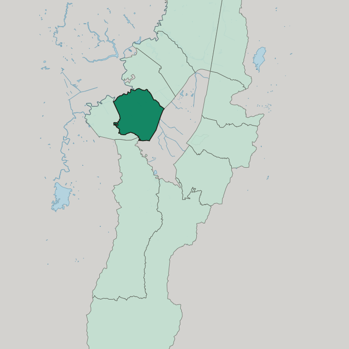 Map showing Kennedy — In Bogotá