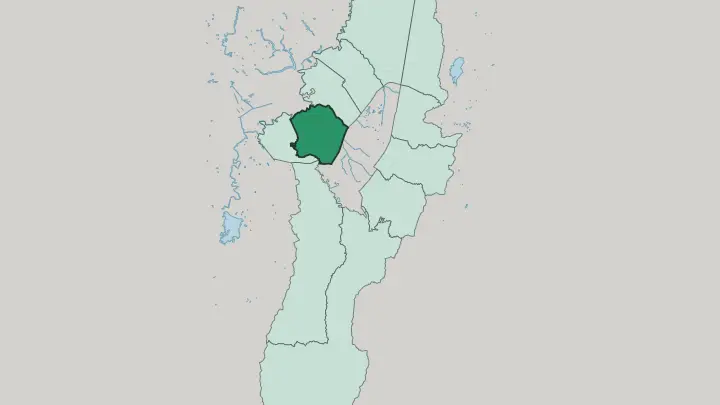 Map of Kennedy in Bogotá