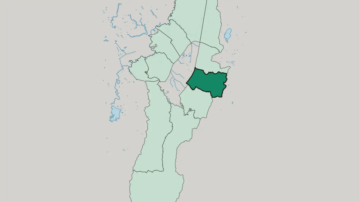 Map of Santa Fe in Bogotá
