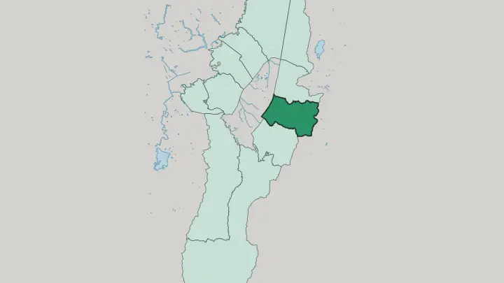 Map of Santa Fe in Bogotá