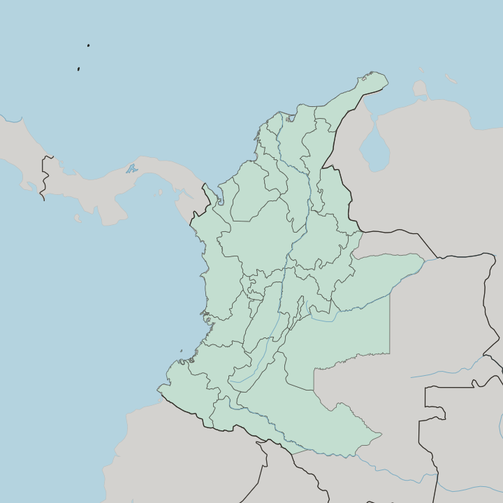 Map showing Providencia y Santa Catalina, Departamento de Archipiélago de San Andrés — In Colombia