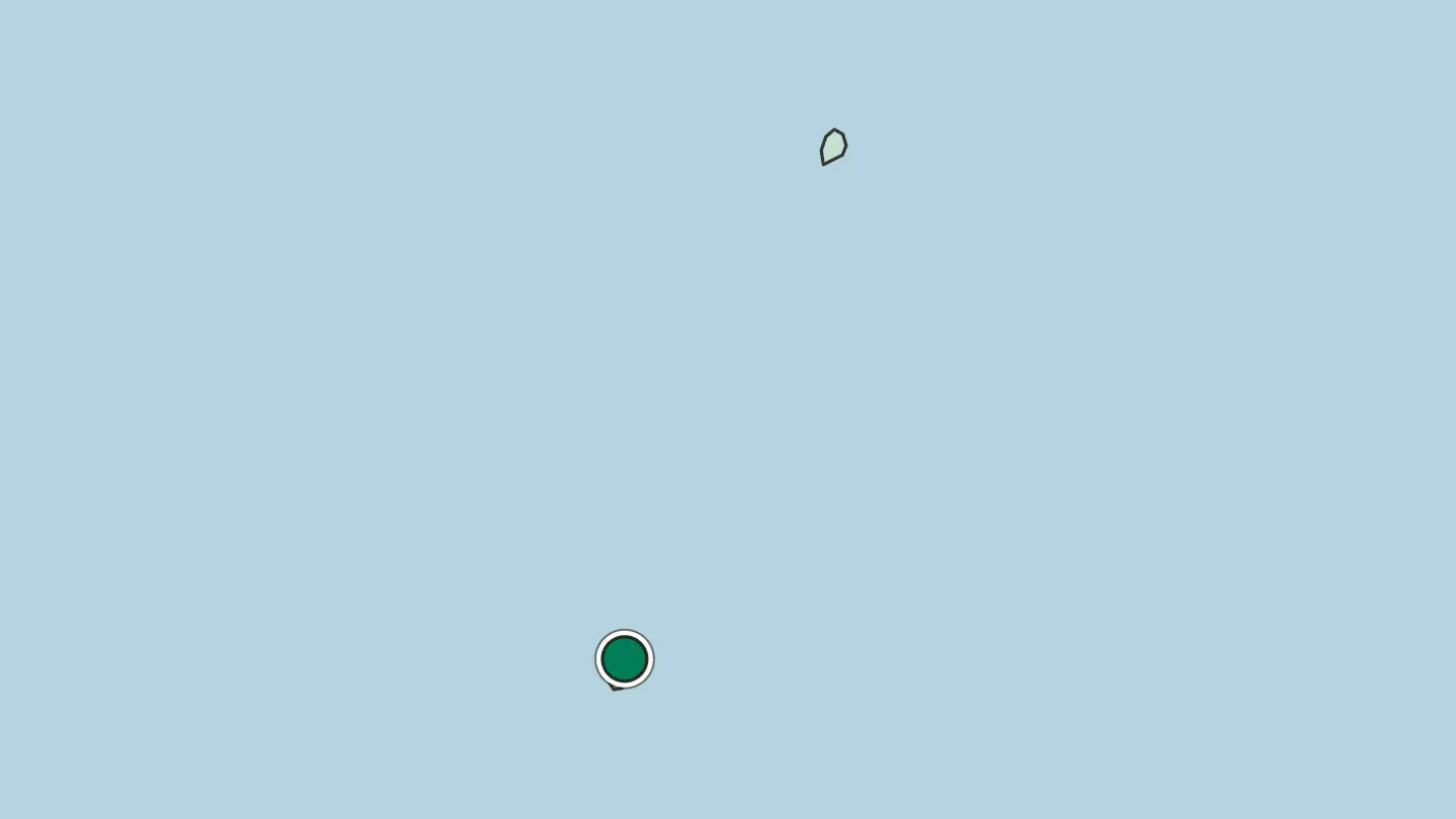 Map of San Andrés in Colombia