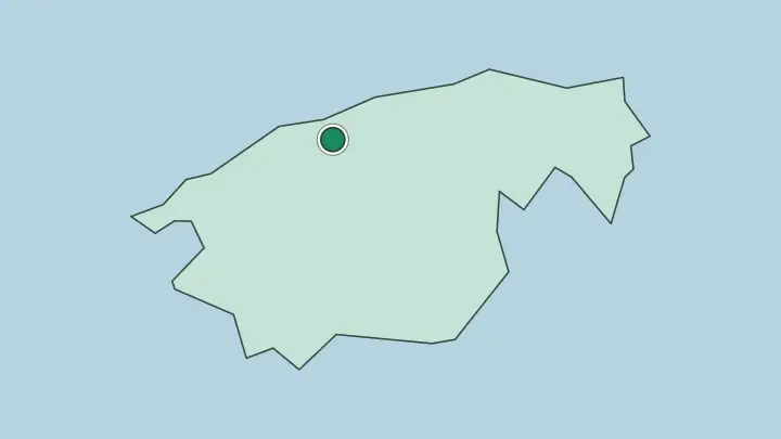 Map of Havana in Cuba