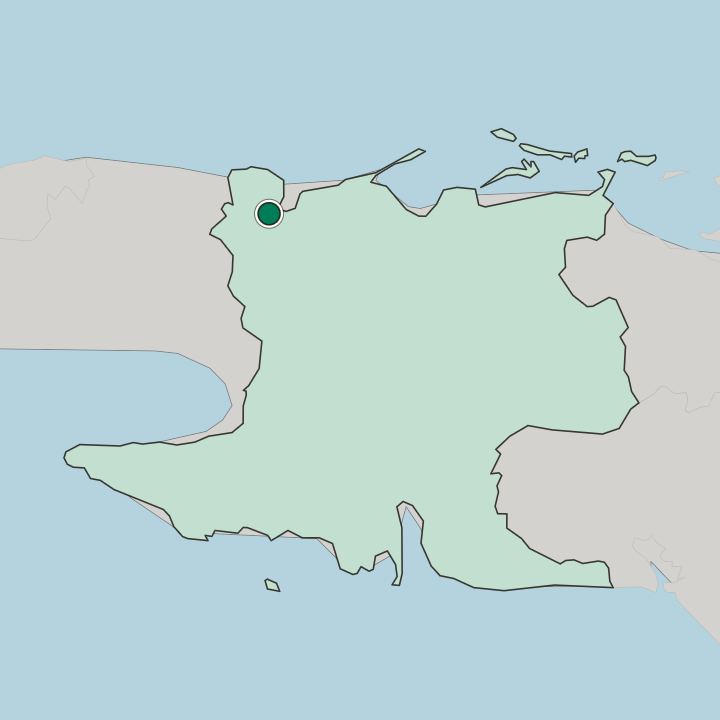 Map showing Matanzas — In Provincia de Matanzas