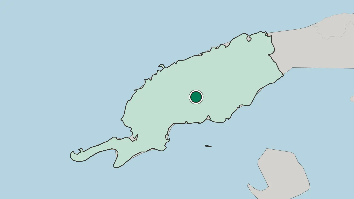Map of Pinar del Río in Cuba