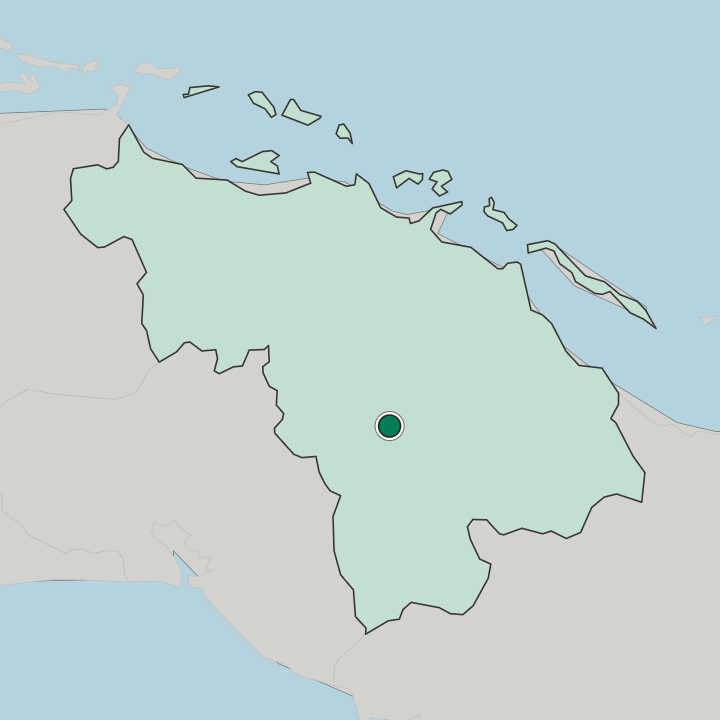 Map showing Santa Clara — In Provincia de Villa Clara