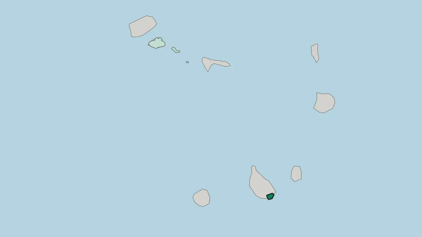 Map of Concelho da Praia in Cape Verde