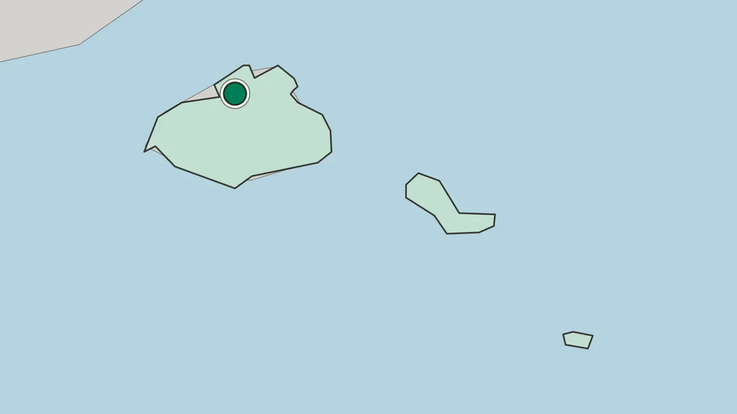 Map of Mindelo in Cape Verde