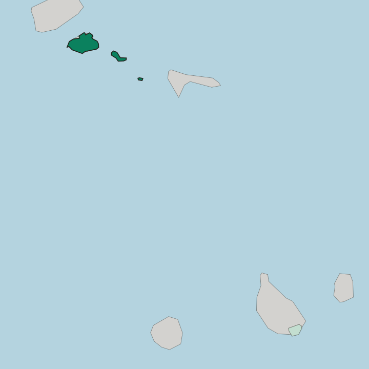 Map showing Concelho de São Vicente — In Cape Verde