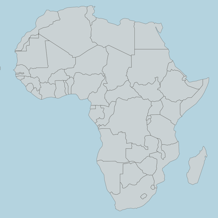 Map showing Cape Verde — In Africa