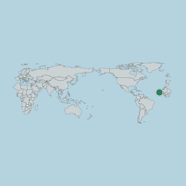 Map showing Cape Verde — Worldwide