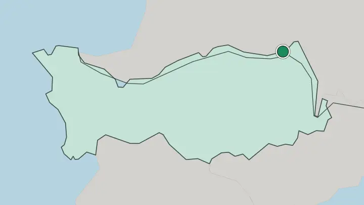 Map of Nicosia in Cyprus