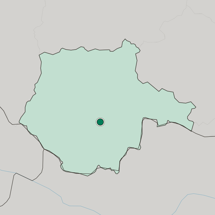 Map showing České Budějovice — In Jihočeský kraj