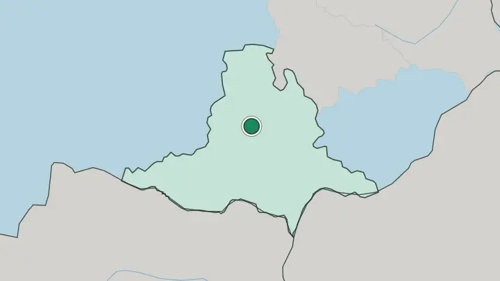 Map of Brno in Czech Republic