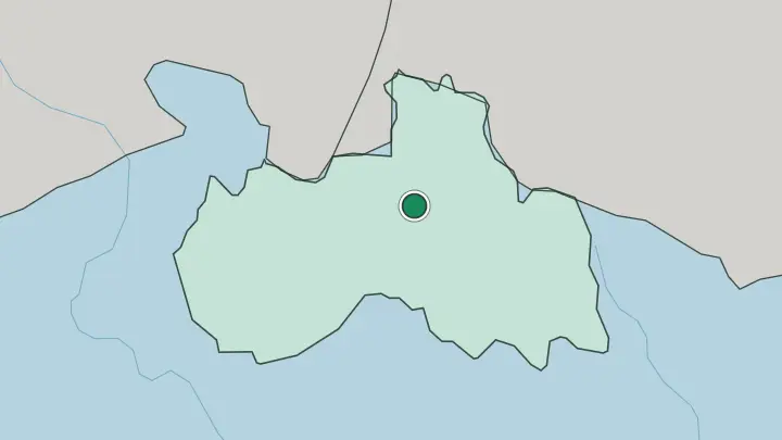 Map of Liberec in Czech Republic