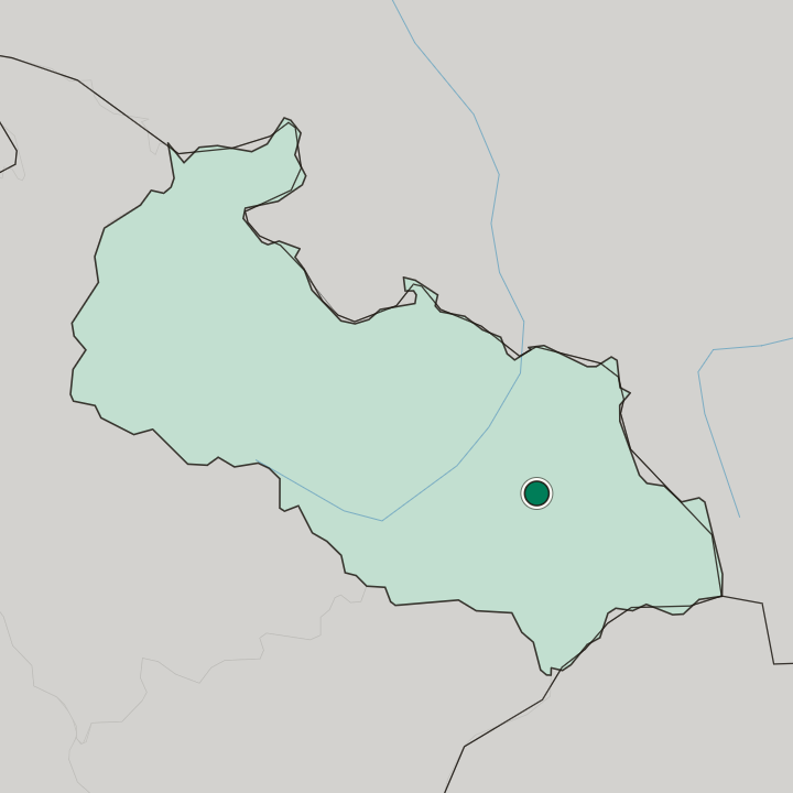 Map showing Frýdek-Místek — In Moravskoslezský kraj