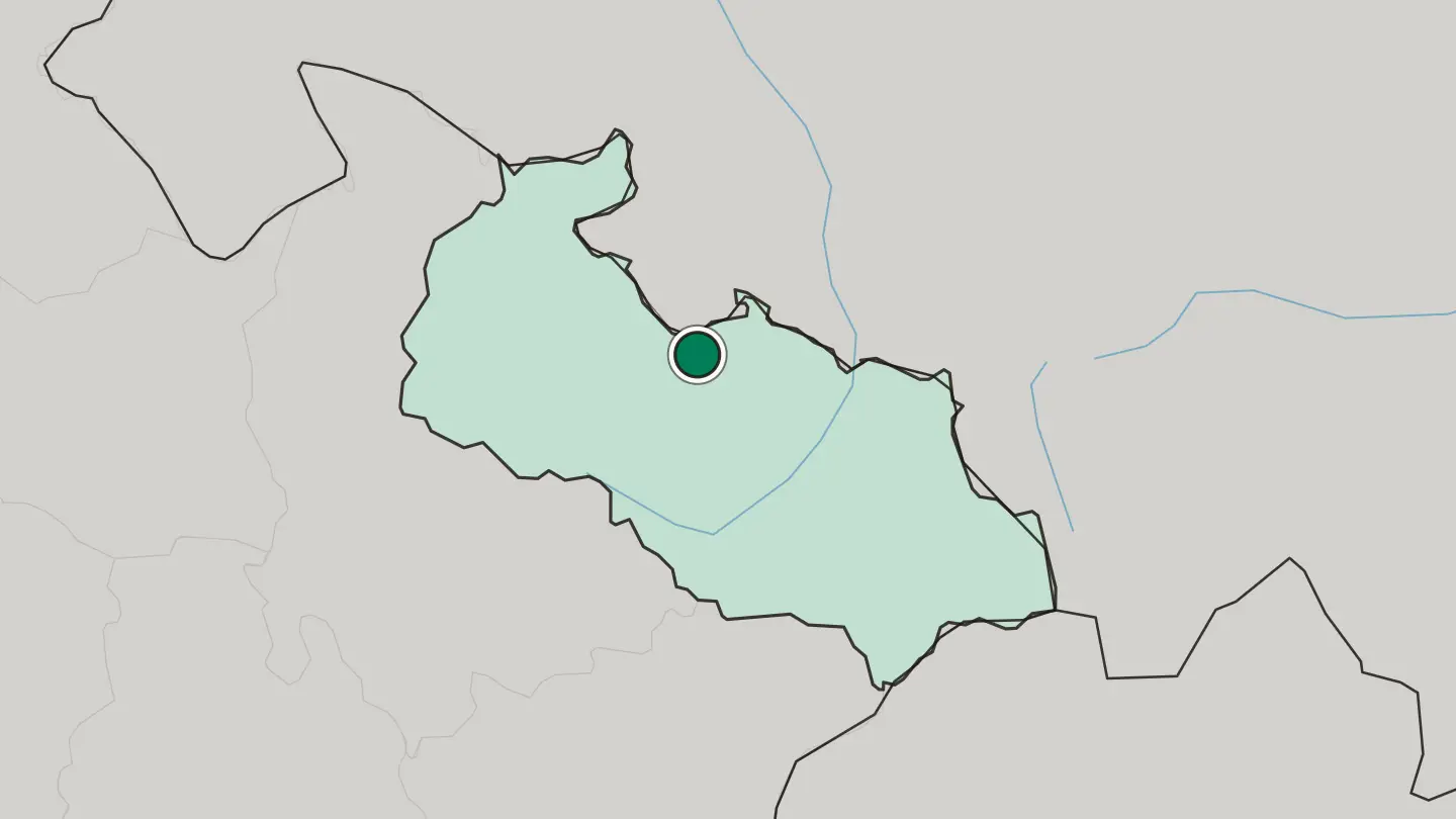 Map of Opava in Czech Republic