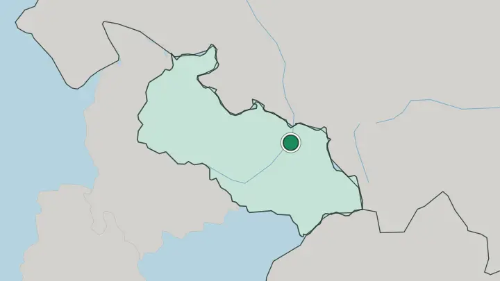 Map of Ostrava in Czech Republic