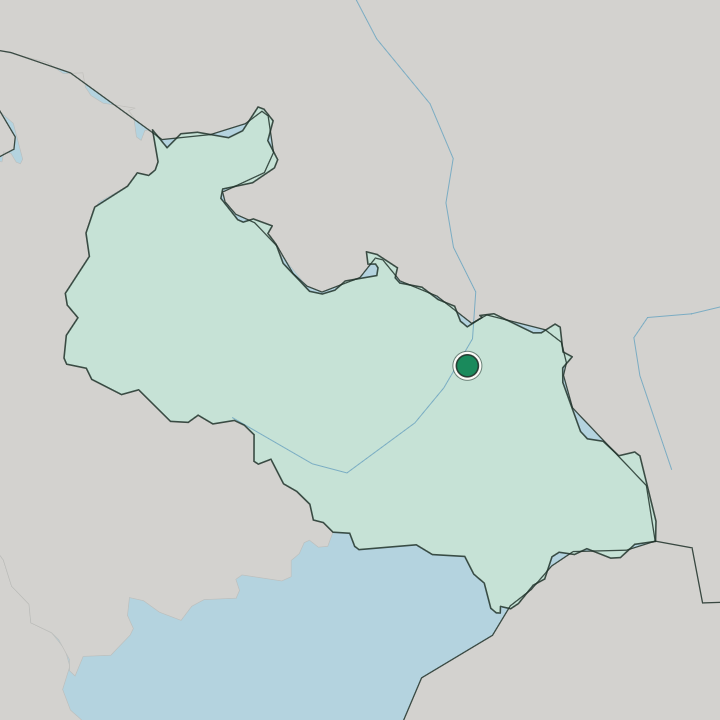 Map showing Ostrava — In Moravskoslezský kraj