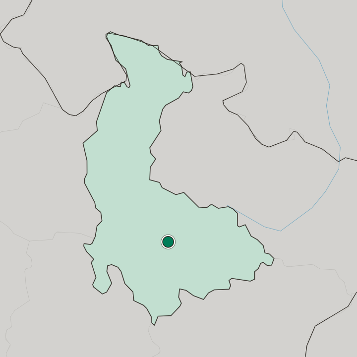 Map showing Olomouc — In Olomoucký kraj
