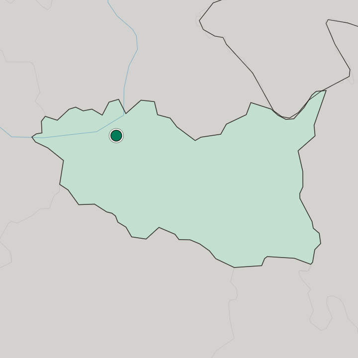 Map showing Pardubice — In Pardubický kraj
