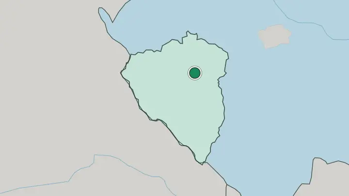 Map of Pilsen in Czech Republic