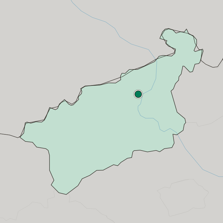 Map showing Ústí nad Labem — In Ústecký kraj