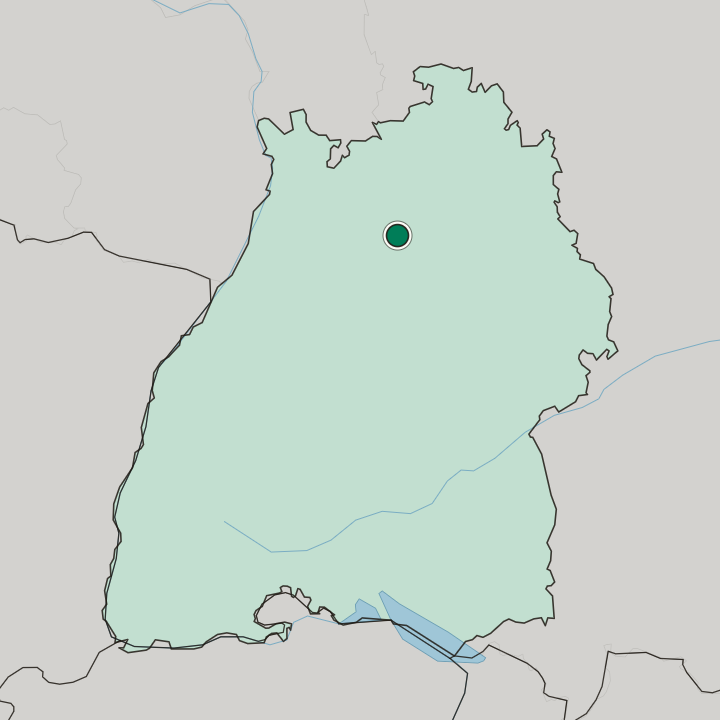 Map showing Böckingen — In Baden-Württemberg
