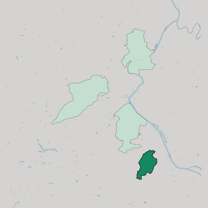 Map showing Heumaden — In Stuttgart