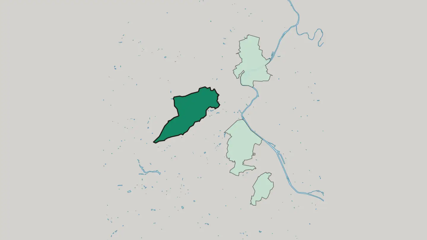 Map of Stuttgart Feuerbach in Stuttgart