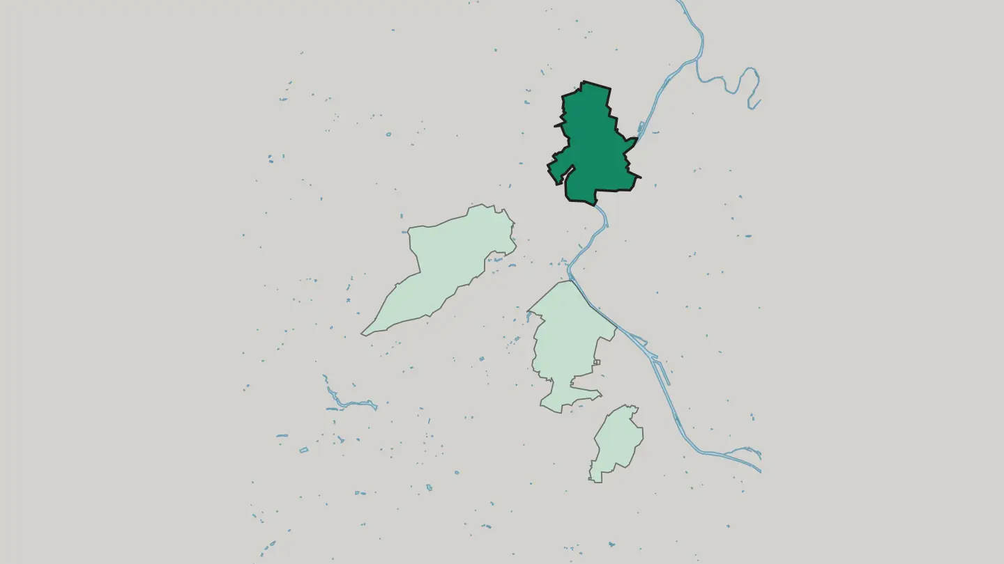 Map of Stuttgart Mühlhausen in Stuttgart