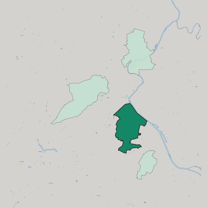 Map showing Stuttgart-Ost — In Stuttgart